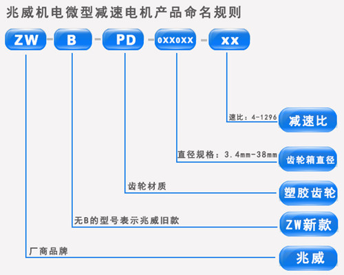 兆威行星齒輪減速機(jī)型號(hào)